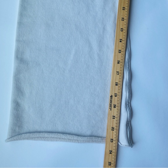 Nili Lotan Kiki Cream Wide Leg French Terrycloth Sweatpants Size Small (S) - Picture 11 of 11